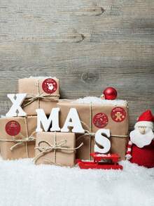 500pcs/Roll, 200pcs/Roll, 12pcs/Sheet Christmas Santa Claus Stickers Self-Adhesive Labels Christmas Birthday Holiday Gift Decoration, Merry Christmas Stickers Christmas Themed Stamp Labels Stickers DIY Gifts Baking Packaging Envelopes Stationery Decoration