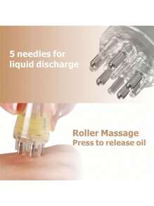 1 件迷你油梳和头皮按摩器 - 精准生发精华涂抹器，滋养精华，油，护发素输送工具，理发沙龙专业发夹和配件，旅行友好型发刷和梳子套装，精油涂抹器，可精准将液体或油输送到发根，发夹，发饰，发刷，梳子 - 彩色 - 查看 9