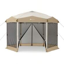 12' X 10' Glamping Hexagon Lighted Canopy - asPic - Xem 4