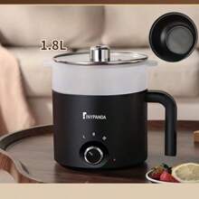 RAF 1-2 Person Multifunctional Electric Rice Cooker & Hot Pot, 1.8L Capacity, Non-Stick Coating, Dual Temperature Control, Ergonomic Handle, Suitable For Dorm And Office Cooking