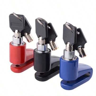 قفل فرامل القرص الدراجة الملون - قفل فرامل القرص المحمول المضاد للسرقة ، مجموعة قفل الدراجة المضاد للسرقة الملون ، تشمل 1 قفل فرامل القرص + 2 مفتاح. هذا القفل المحمول المضاد للسرقة لفرامل القرص مناسب للدراجات والدراجات الجبلية والدراجات العادية والدراجات النارية والمركبات الكهربائية ، ويمكن استخدامه كقفل للمركبة الكهربائية وقفل الدراجة النارية المضاد للسرقة وقفل فرامل القرص للدراجة وقفل الدراجة الجبلية المضاد للقطع. يتميز الغلاف الخارجي بوظائف مقاومة للماء والصدأ ، مقترنًا بنواة قفل من السبائك ، مما يجعله خيارًا مثاليًا لسيناريوهات مكافحة السرقة أثناء ركوب الدراجات في الهواء الطلق.