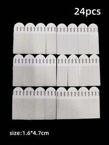 No Drill Hang Picture Non-Marking Clip - Double-Sided Removable Wall Hooks For Frames & Artwork, Damage-Free Adhesive, Waterproof Install Tape, Heavy Duty Picture Hanging Kit, Adhesive Wall Hangers For Frames - No Damage, Waterproof, Easy To Install And Remove, Ideal For Home Decor, Bathroom Shelf, Hangers Hooks Hanger, Wall Pictures, White Hook, Black, Sticky Wall Hooks, Purse Hanger Wall Hooks, Hooks, Wall Hook, Door Hanger - White - View 10