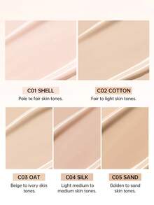 CATKIN Flawless Concealer Cream, Can Be Layered For Smooth Natural Makeup Effect, Easily Covers Dark Circles, Spots And Blemishes, Lightweight Texture. C03 Oatmeal - C03 Oat - 查看 9