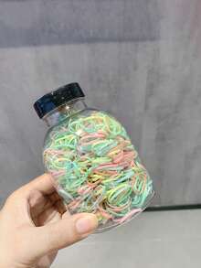 1 Jar Of Approx. 1000pcs Colorful Black And Spring Colored Hair Ties, High Elasticity Hair Ties Packaged In A Jar, Disposable Hair Elastics In Colors, Suitable For Girls' Hairstyles Accessories,Hair Accessory,Hair Accessories,Hair Accessories For Women,Fall,Travel,Hair Tools,Accessories Women,Hair Stuff,Fall,Hair,Hair Accessories,Hair Accessories For Women,Travel,Hair Accessory,Hair Accessories Women,Hair Tools,Hair Stuff,Stuff,Beauty Accessories,Gifts,Travel,Gifts For Women,Hair Stuff,Stocking Stuffers,Stocking Stuffers,Stocking Fillers,Stocking Stuffers For Women,Stocking Fillers Women, Gifts,Gifts, Stocking Fillers,Gifts For Women,Gift, Gift,Stocking Stuffers For Adults,Stocking Fillers For Adult,Hair Stuff,Women's Accessories,Stocking Stuffer,Coming-Of-Age Hair Accessory, Hair Accessories,Gift Ideas For Women,Beauty Stocking Fillers, Gifts For Women - Multicolor - View 20