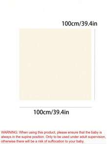 100*100cm 1 pezzo Coperta per neonati morbida e confortevole, sottile, con motivo a fiocco rosa, asciugamano da bagno per neonati, avvolgente traspirante e assorbente, copertina leggera per neonati