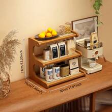 1 pieza Estantería de zapatos de múltiples niveles - Organizador de entrada que ahorra espacio para el hogar, dormitorio y alquiler - Gabinete de zapatos de bambú natural - Granate - Ver 17