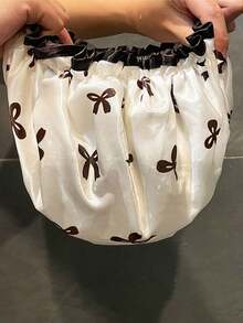 New Waterproof Shower Cap - Double Layer High Quality Shower Cap, Suitable For Protecting Head During Shower, Also Can Be Used In Kitchen To Prevent Cooking Oil Fume - Multifunctional Cap - Multicolor - View 6