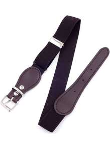 1 条女孩腰带，配有可爱的心形金属扣，可调节松紧腰带，适合青少年的多功能可调节弹性休闲腰带，适合搭配牛仔裤和裙子的男孩和女孩。