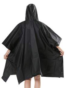 1PC Reusable Raincoats For Adults,Thickened Waterproof Rain Coat, Women Men Hooded Raincoat,Waterproof, Windproof, Quick-Dry, And Breathable,Travel Essentials,Rain Coat For Women,Sheer Poncho,School Supplies, EVA Ponchos Drawstring Hooded Raincoats For Men And Women Hooded Outdoor Motorcycles, Bicycles, Hiking, Fishing, And Mountaineering