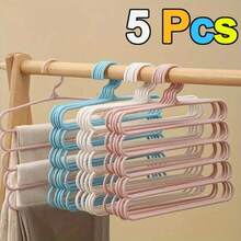 重型多功能防滑壁挂式省空间垂直多层衣架裤架收纳架衣柜衣架，收纳衣架适用于宿舍、衣柜、阳台、裤子、衬衫、连衣裙、居家/办公室/洗衣房专用，适合上班族、妈妈