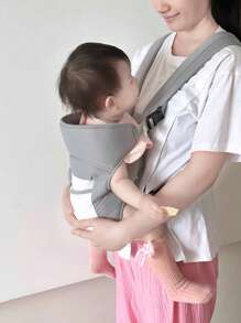 1pc Baby Carrier, Front & Back Carry, Multi-Function, Breathable, Convenient For Infant Outings