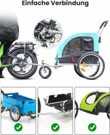 Coicer Bicycle Trailer Coupling Trailer Coupling Adapter Dog Trailer For Bicycle With Pin Child Trailer Dog Bicycle Trailer Dogs