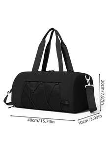 Women's Large Capacity Yoga Travel Bag With Wet And Dry Separation System, Convertible Shoulder And Handheld Design, Suitable For Gym And Short Trips - View 11