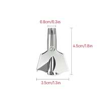 2-In-1 Manual Nose Hair Trimmer, Dual-Sided Nose Hair Clipper, Nose Hair Removal Tool, Washable 360° Rotating Nose Hair Cleaner, Convenient And Easy To Use For Men And Women