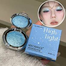 HERORANGE 光效高光笔，珍珠、闪光、微妙闪光 - 用于突出肤色和轮廓，眼影和高光两用美容化妆、音乐节和情人节礼物