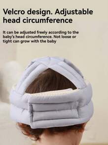 婴儿防摔保护头饰，爬行和行走婴儿头盔 - 婴儿头部保护，幼儿行走防摔头垫，儿童防撞头部保护帽，可调节防撞柔软衬垫，适合学步儿童的婴儿头盔 - 彩色 - 查看 4