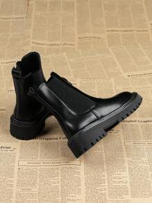 Fall/Winter Women's 2025 New Spring & Autumn Boots, Fashion Thick Bottom Chelsea Short Boots,Boots For Women
