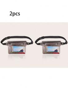 大容量防水手机袋，三层密封触摸屏防水手机腰包，适合游泳、漂流和潜水防水手机收纳袋 - 确保手机干燥存放防水手机壳 - 彩色 - 查看 21