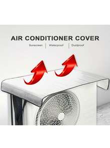 1 件全天候室外空调罩 - 防紫外线和防尘，适用于中央空调机组