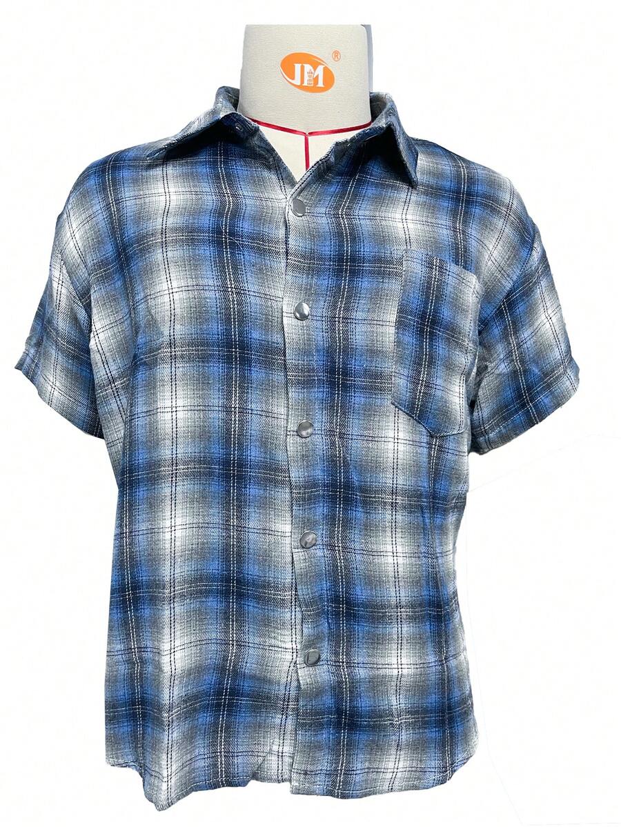 Men Shirts - Blue - View 1