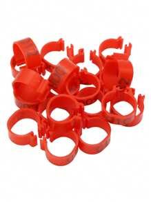 100个直径1.6厘米的塑料鸡腿环，带有001-100编号标签，适用于家禽（鸡、鸭、鹅等）识别 - 如圖 - 查看 5