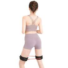 Adjustable Hip Resistance Band Set With Ankle Straps, Portable Lower Body Workout Equipment For Glute, Leg, Thigh Training, Home Gym Fitness - Leg Resistance Rope - View 6