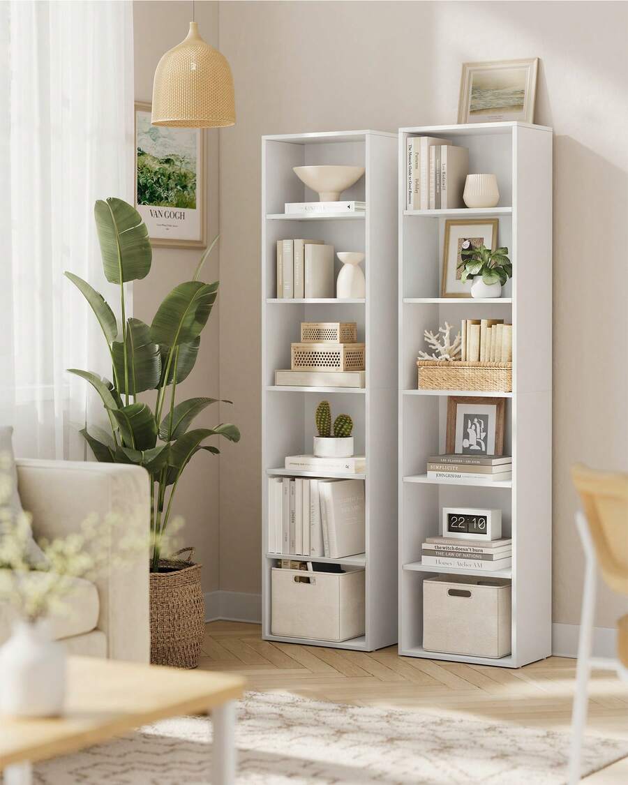 Bookcases - White - View 1