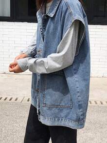 Women Denim Jackets & Coats - Blue - View 2
