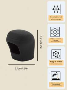 通用硅胶换档杆套 - 防滑设计，适用于卡罗拉、凯美瑞、C-HR、Avalon、Lelink、凌尚、Avalon 等车型，柔软触感表面提供舒适抓握，柔软触感握把，轻松免工具安装，保护换档杆免受磨损和污垢，提升汽车内饰风格和舒适度，自动档手柄手刹套