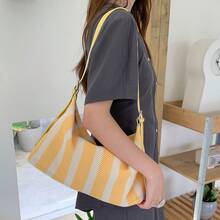Women Shoulder Bags - 杏色 - 查看 1