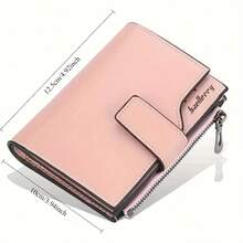 1pc Customized Photo Engraved Women's Wallet - Elegant Floral Design, Multiple Card Slots, Zipper Closure - Personalized Gift For Mother's Day, Valentine's Day, Anniversary - Fashionable & Cute Accessory, Made Of Synthetic Material