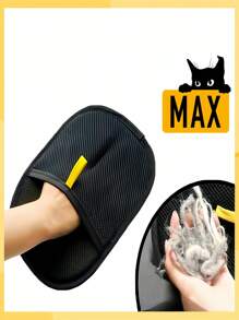 Guante quitapelos de doble cara - Cepillo para desenredar y acicalar gatos y perros