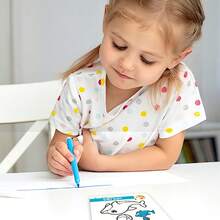 1 Set Of 10 Books 14cm * 14cm Children's Drawing Book Colorful Sketchbook Filler For Preschool Babies Cultivate The Ability To Draw Hands Rounded Corners Design Does Not Hurt The Hands Montessori Toys Classroom Teaching Aids - Multicolor - View 3