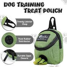 1pc Portable Pet Treat Bag, Training Pouch, Snack Reward Bag, Puppy Training Treat Bag, Pet Feeding Waist Pack, Suitable For Travel Walking Dog, Dog Supplies, Dog Snack Bag - Multicolor - View 4