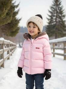 Wendbare Reißverschluss Jacke mit Ohrenschmuck für Kleine Jungen, Lässig