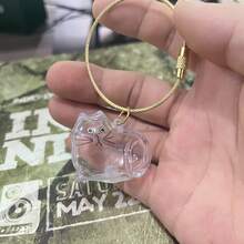 Transparent Cat Hair Collection Capsule, Cat Hair Storage Pendant Blind Box, Pet Hair Collection Creative Keychain Bag Charm - Multicolor - View 14