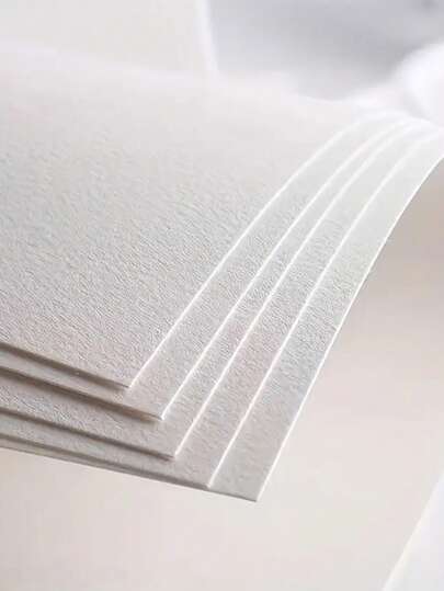 20/50 hojas A4 de papel de acuarela, papel de dibujo de algodón con textura blanca en blanco para actividades de manualidades DIY, suministros de dibujo para estudiantes y artistas, ideal para útiles escolares y de oficina, para caligrafía, bocetos y dibujos a lápiz con acuarela, material de papel de alta calidad, de vuelta a la escuela