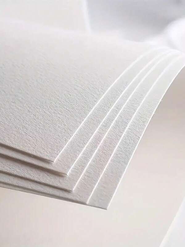 20/50 Sheets A4 Watercolor Paper, Cotton Drawing Paper Texture White Blank Painting Paper For DIY Craft Activities Student Artists Drawing Supplies, Ideal For School And Office Supplies, On Artist Lettering Sketch Drawing For Watercolor , High-Quality Paper Material, Back To School