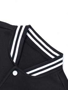 1 قطعة جاكيت بيسبول من الفليس للرجال، كاجوال للتنقل، موضة متعددة الاستخدامات، ملابس الشارع الهيبستر، للخارج والتنزه والتمارين الربيعية، فضفاض المقاس، معطف واقي من الرياح