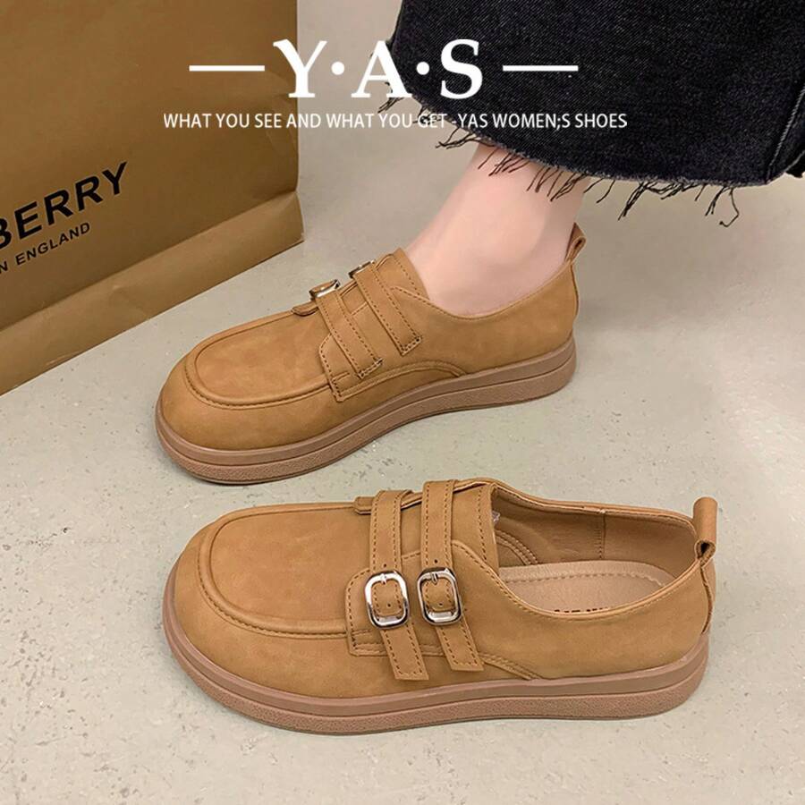 Women Loafers Shoes - 黃色 - 查看 1