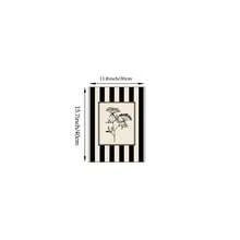 1 bức tranh nghệ thuật treo tường hình chim và hoa sọc đen, tranh vải canvas, áp phích vẽ đường nét thiên nhiên, trang trí nhà nông thôn cho phòng ngủ, phòng khách, trang trại mộc mạc hoặc phòng ký túc xá, không có khung - Nhiều màu - Xem 12