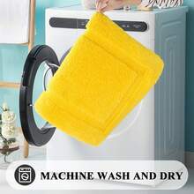 HEBE Super Soft Bathroom Rugs  Long Bath Mats Runner Non Slip Washable Absorbent Bath Rugs Carpets For Bathroom Floor Tub Shower Vanity Sink Home Decor Accessories - Yellow - View 6