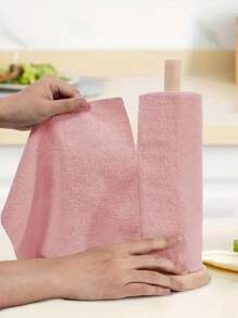 1 rollo de paños de limpieza reutilizables, paño de cocina para el hogar, rollos de toallas de microfibra, trapos de cocina, reemplazo de toallas de papel para lavar, suministros de limpieza, herramienta de limpieza