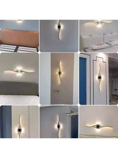 Minimalist Luxe Wand Lamp, New ative Verlichting Staircase, Hallway, Living Room, Accent Wall, Master Bedroom Bedside view 6