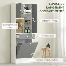 Bathroom Vanities & Medicine Cabinets - Grey - View 3