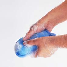 1/2 件超柔软婴儿沐浴海绵 - 婴儿沐浴海绵 - 婴儿沐浴海绵，适合婴儿沐浴时使用 - 彩色 - 查看 4