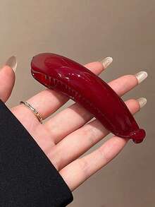 4 件/1 件女士黑色/红色/黄色/棕色 3.74 英寸/9.5 厘米中号优雅蝴蝶结发夹，可爱简约时尚简约风格适合休闲、复古、宫廷服装、日常、化妆、发型、通勤、度假、学校、派对、节日、礼物、爪夹、发夹、发夹、发夹、香蕉夹 - 彩色 - 查看 7