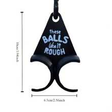 1 个高尔夫球架 - 带钥匙扣的趣味高尔夫球收纳架，可容纳 2 个球，便携式夹子设计，适合挂在高尔夫球袋上，高尔夫配件，是送给高尔夫爱好者的绝佳礼物，可提升您的高尔夫体验，是送给亲戚朋友的完美礼物 - 彩色 - 查看 8