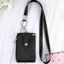 1PCPractical Work School ID Card Badge Holder With Keyring Rope Layards Neck Strap Bag Accessories,For Nurse Officer Teacher Security Staff Women Men - Multicolor - View 6