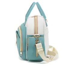 1 件全新优质尼龙妈咪包，大容量尿布包，配有独立奶瓶架、纸巾袋、行李带，时尚便捷，适合带宝宝旅行 - 彩色 - 查看 6